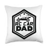 RC Car Dad Remote Control Car Dad Throw Pillow