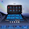 MICTUNING LED Touch Switch Panel 8 Gang Car Marine Boat Power Button Control Box