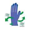 Keron AirexDry Nylon Gloves with Nitrile Size 10/XL