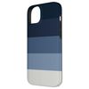 Cute Five Colors Stripes Urban Night Theme Minimal Graphic Case for iPhone 14 Plus