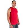DEVOPS 3 Pack Men's Muscle Shirts Sleeveless Dry Fit Gym Workout Tank Top (Large, Black/Blue/Red)