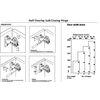 Berta Half Overlay Soft Closing Frameless Cabinet Hinges (20 Pack)