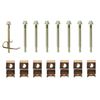 Rhbamoa Sink Clips,Top Mount Sink Brackets,Sinks Mounting Kit Bracket,Sinks Support 8 Pack Kit，Heavy Duty