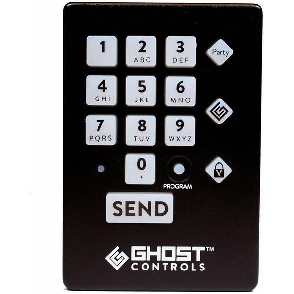 Ghost Controls AXWK Premium Wireless Keypad for Automatic Driveway Gate Opener