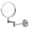 Taylor & Brown® Magnifying Glass Wall Mounted Mirror Extendable Rotating Bathroom Mirror