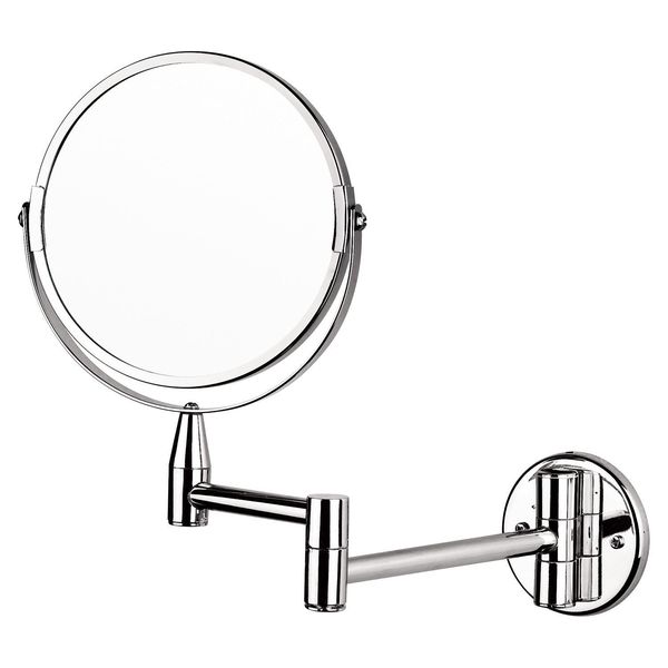 Taylor & Brown® Magnifying Glass Wall Mounted Mirror Extendable Rotating Bathroom Mirror