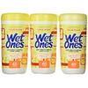 Wet Ones Antibacterial Hands Wipes, Citrus 40 Each (Value Pack of 3)