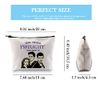 JTOUK The Vampire Inspired Yeah I Watch Twilight What About It Zipper Pouch Vampire Girl Makeup Bag (Watch Twilight Bag EU), M