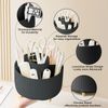 Makeup Brush Holder Organizer,360° Rotating Makeup Brush Organizer,5 Slot Make u