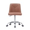 VERSA Nail Technician Stool Adjustable Height 18" to 24", Cappuccino