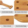 FameFame 14Inch Bamboo Paddle with Holes, Solid Wood Paddle with Smooth Surface, 1 Pack,1