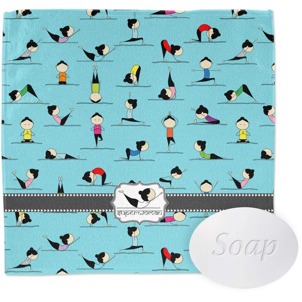 Personalized Yoga Poses Washcloth