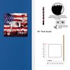 Off The Wall Plates - Americana Weathered Flag - Double Gang Light Switch
