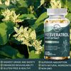 (2 Pack)Resveratrol Capsules 1200MG Maximum Strength, Anti Aging, Antioxidant