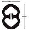 RAZOR Clips 3 Piece Bra Strap Clips Conceal Bra Straps Cleavage Control Clip