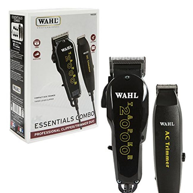 Wahl Professional 5 Star Unicord Combo with Corded Magic Clip Clipper and  Razor Edger Trimmer for Professional Barbers and Stylists