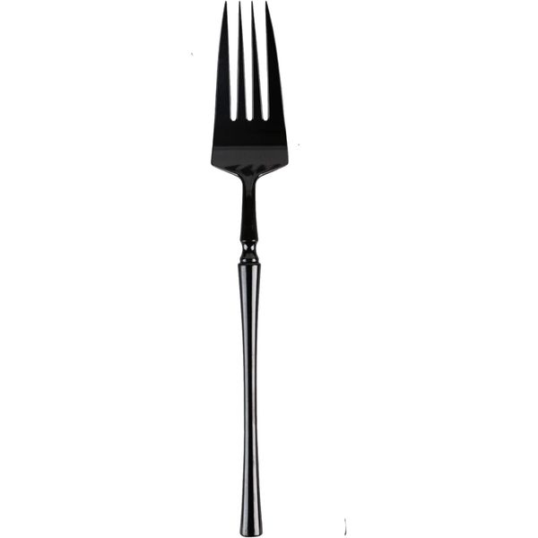 Disposable Heavy Weight Black Plastic Fork 384pcs