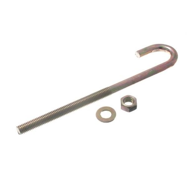 24 X Hook Bolt Fixings M160mm - Zinc Plated Rust Resistant