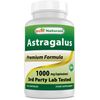 Best Naturals Astragalus Capsule, 1000 mg, 120 Count