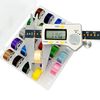 New brothread 25pcs Assorted Colours 70D/2 (60WT) Prewound Bobbin Thread Plastic Size A SA156 for Embroidery and Sewing Machine Polyester Thread DIY Embroidery Thread Sewing Thread