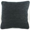 Savannah Evans Lichfield Chenille Piped Edge Cushion - Black 17 x 17 inch