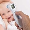 Digital Forehead Thermometer - Infrared - White (Body Temperature Reader, Lightweight, Compact)