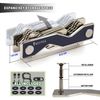 Genuine Keytec X Multi Tool Included, Multi-Function Key Case, Compact, Key Storage Tool, Carabiner & Expansion Pack Included (Navy/Silver Rim)