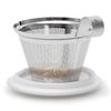 Tea Forte Kati Cup Ceramic Tea Cup with Infuser and Infuser Lid, Blue