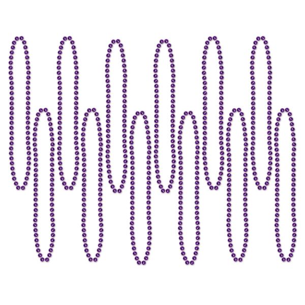 Purple Small Round Party Beads