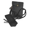 Vera Tucci Rita - Cross Body Small Leather Pouch Bag (BLACK)
