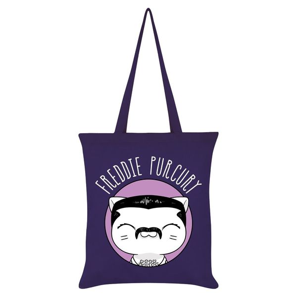 Tote Bag Freddie Purcury V. I. Pets Purple 38x42cm