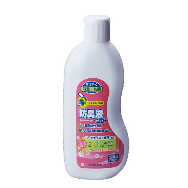 aron化成 Cheap Longlasting Portable Toilets for Deodorizing Liquid (Colorless Type) 400ml (Approx 40 Loads)