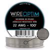 WIREOPTIM - 22 AWG - Nichrome 80 Resistance Wire - 100 Feet