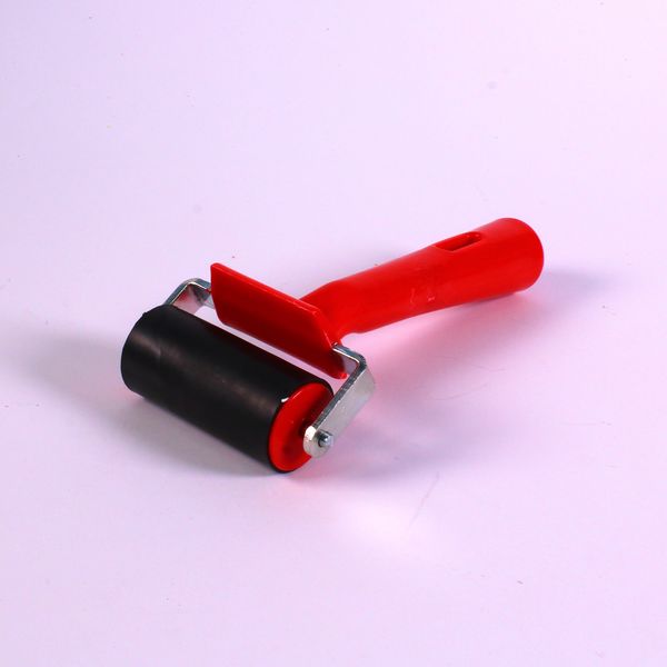 Rubber Brayer Lino Roller with Handles Linoleum Printing & Inking Wide 6cm Wide by BCreative ®