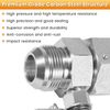 JIC37 Hydraulic Swivel Run Tees Hydraulic Tee Connector Tester Tee Coupling Set