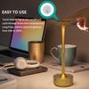 Gold Brushed LED Desk Lamp with Touch Control, 3 Color Modes, Dimmable, Built-In