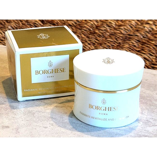 Borghese Radiante Revitalize and Firm Mask, 1.7 oz, 50 ml, NIB  (m2