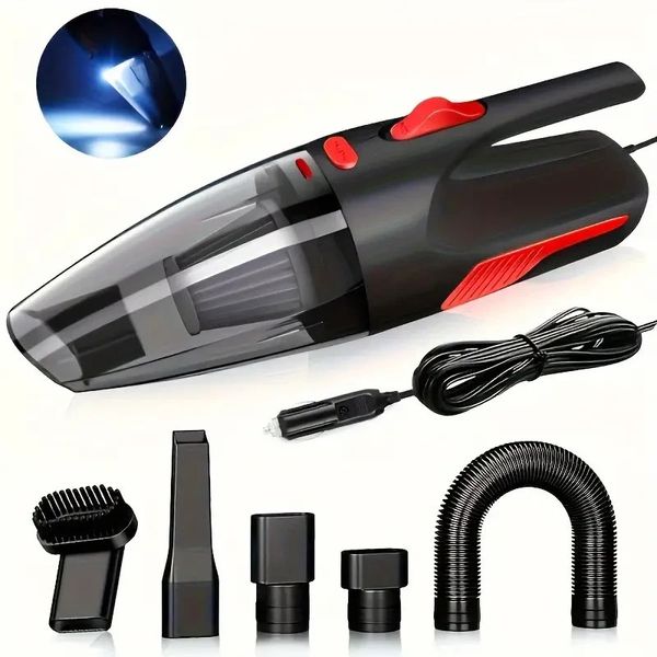 Powerful Handheld Vacuum Cleaner Wired Portable Car Auto Mini Vac Duste 120W
