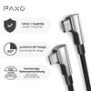 PAXO 0.15 m Micro USB to USB C OTG Cable, Charges USB Type C Devices, Angled Plug, Data Cable, Charging Cable, USB 2.0