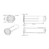 25 x Buff Drill Weep Vents Round Vent system Cavity Retaining Walls Wall