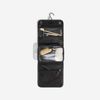 Stackers Small Hanging Toiletry Bag, Pebble Black, Minimalist