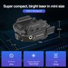 DARKFANG Low Profile Blue Laser Sight for Picatinny Rail Mount with Momentary/Strobe Functions