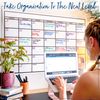 OfficeAid Large Laminated Dry Erase Wall Calendar (Medium (24" 36"))