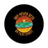 Sun Never Sets On Flat Earth Society Flat Earther PopSockets Swappable PopGrip