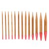 Needles Ring Set, Interchangeable Carbonized Bamboo Needles Set Aluminum Circular Knitting Needles Ring Set