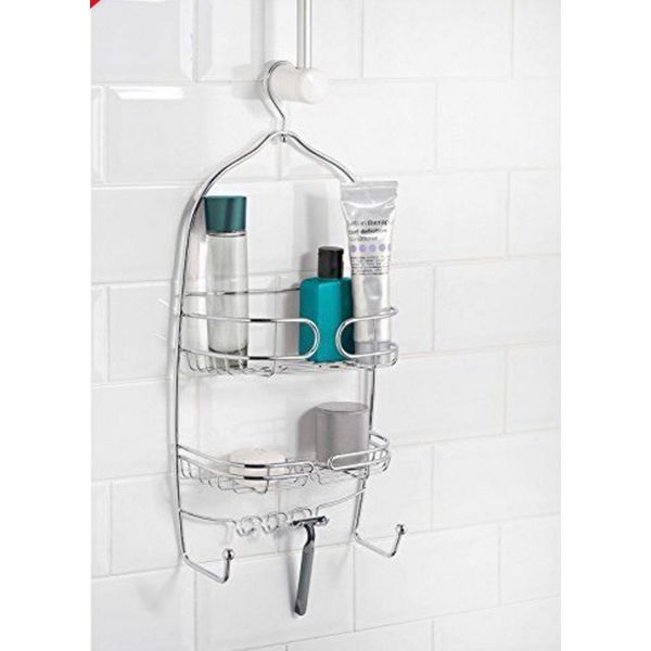 Chrome Effect Multipurpose Hanging Shower Caddy