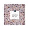 Linon Washable Merit Polyester 3'x5' Rug in Ivory