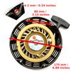 Petrolscooter Non OEM Black Pull Start Pull Cord Recoil Starter Compatible/Replacement For 200cc Engine Lawnmowers