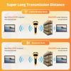 NetumScan Bluetooth QR Barcode Scanner, 3 in 1 Automatic Wireless 1D 2D Barcode Reader USB Image Code Scanner for Store, Warehouse POS, Computer, Tablet, iPad, iPhone, Android