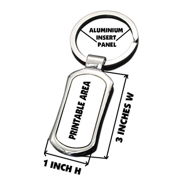 Queen of Everything Themed Funny Rectangular/Round Key Ring Christmas/Birthday/Valentine Gift. (Rectangular)